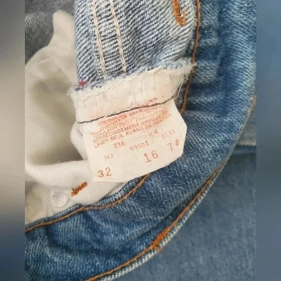 Vintage 501 high waisted tapered jeans - Picture 14 of 15